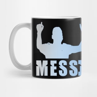 Messi (blue halftones) Mug